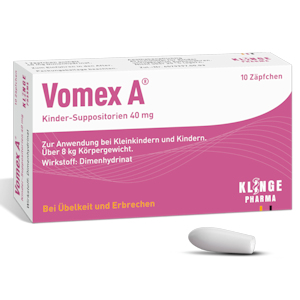 VOMEX A Kinder-Suppositorien 40 mg