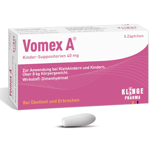 VOMEX A Kinder-Suppositorien 40 mg